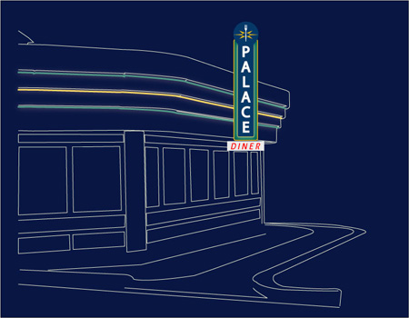 Palace Diner Sign 